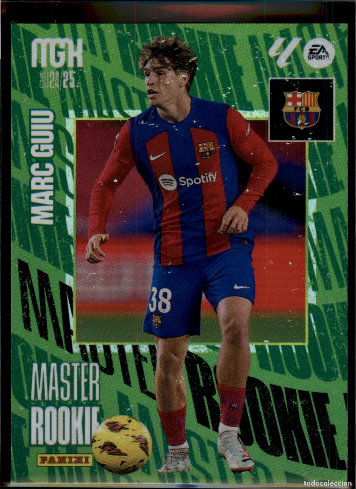 Cromos de Futebol: Marc Guiu Master Rookie N&ordm; 413 Bar&ccedil;a (Barcelona) Liga Santander Megacracks 2024 2025 Panini 24 25