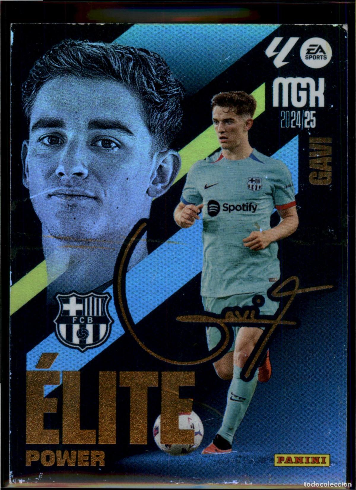 Cromos de Futebol: Gavi &Eacute;lite Power N&ordm; P4 Bar&ccedil;a (Barcelona) Liga Santander Megacracks 2024 2025 Panini 24 25