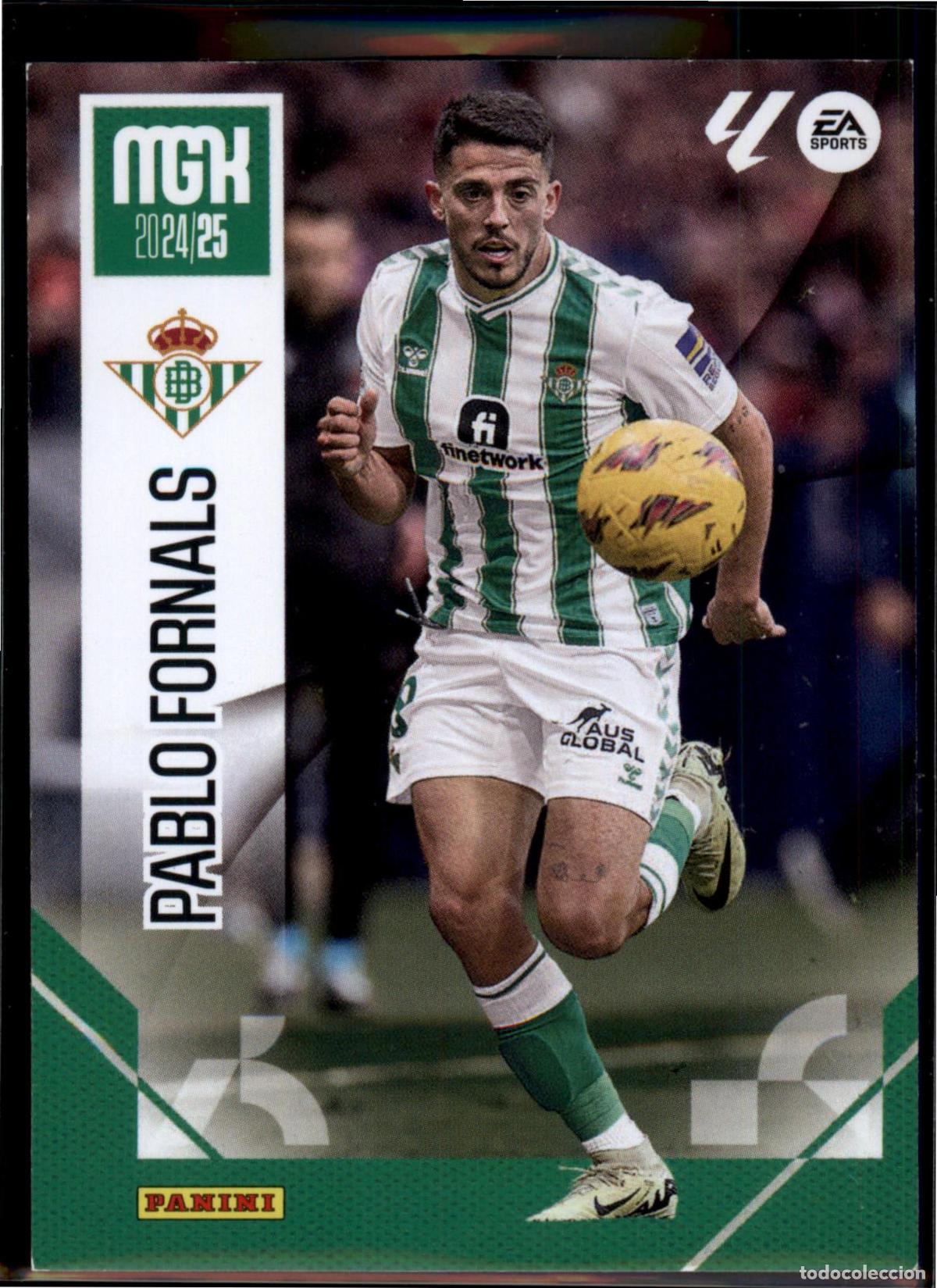 Cromos de Futebol: Pablo Fornals N&ordm; 101 Real Betis LaLiga Santander Megacracks 2024 2025 Panini 24 25