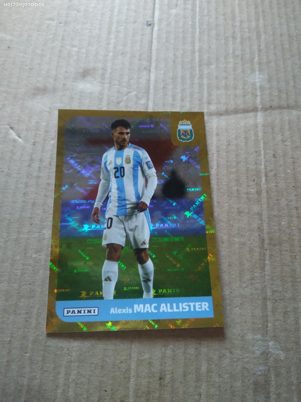 Cartes &agrave; collectionner de Football: ARG 10 ALEXIS MAC ALLISTER SELECCION NACIONAL CROMO FUTBOL ARGENTINO PANINI LIGA ARGENTINA 2025