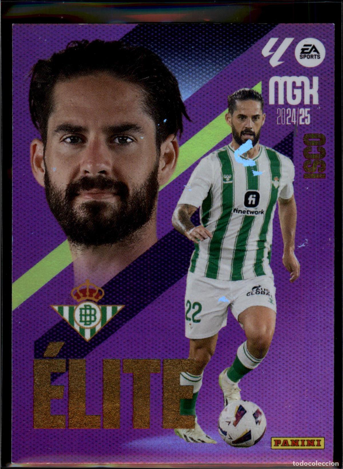 Cromos de F&uacute;tbol: Isco &Eacute;lite N&ordm; 6 Real Betis LaLiga Santander Megacracks 2024 2025 Panini 24 25