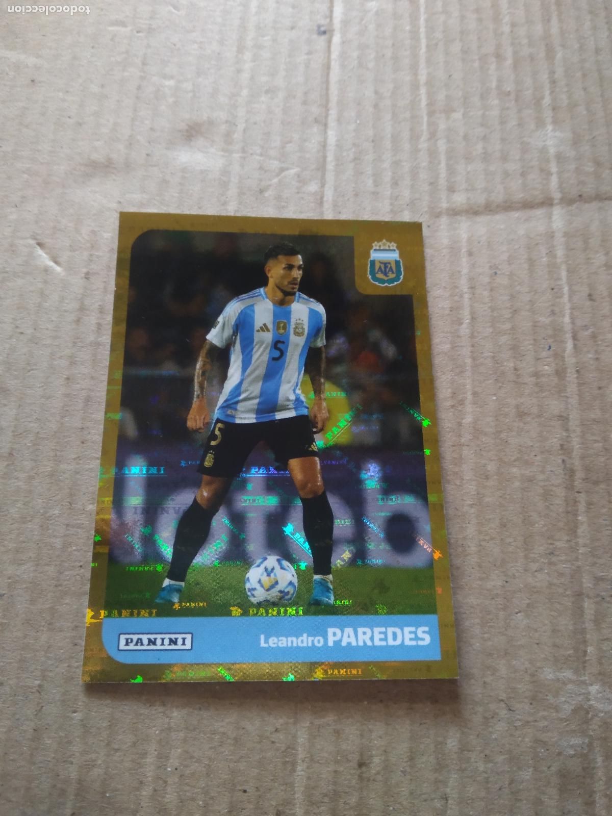 Football Stickers: ARG 14 LEANDRO PAREDES SELECCION NACIONAL CROMO FUTBOL ARGENTINO PANINI LIGA ARGENTINA 2025