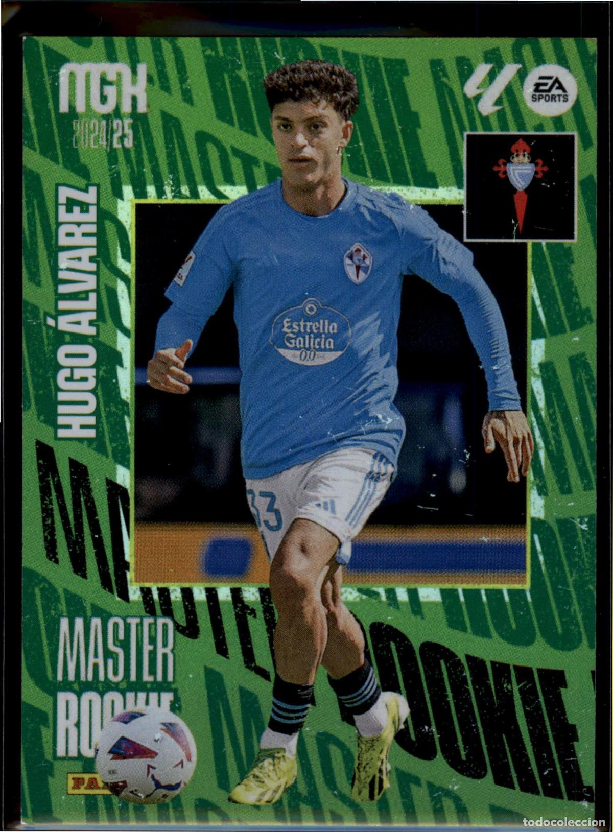 Cromos de Futebol: Hugo &Aacute;lvarez Master Rookie N&ordm; 414 RC Celta LaLiga Santander Megacracks 2024 2025 Panini 24 25