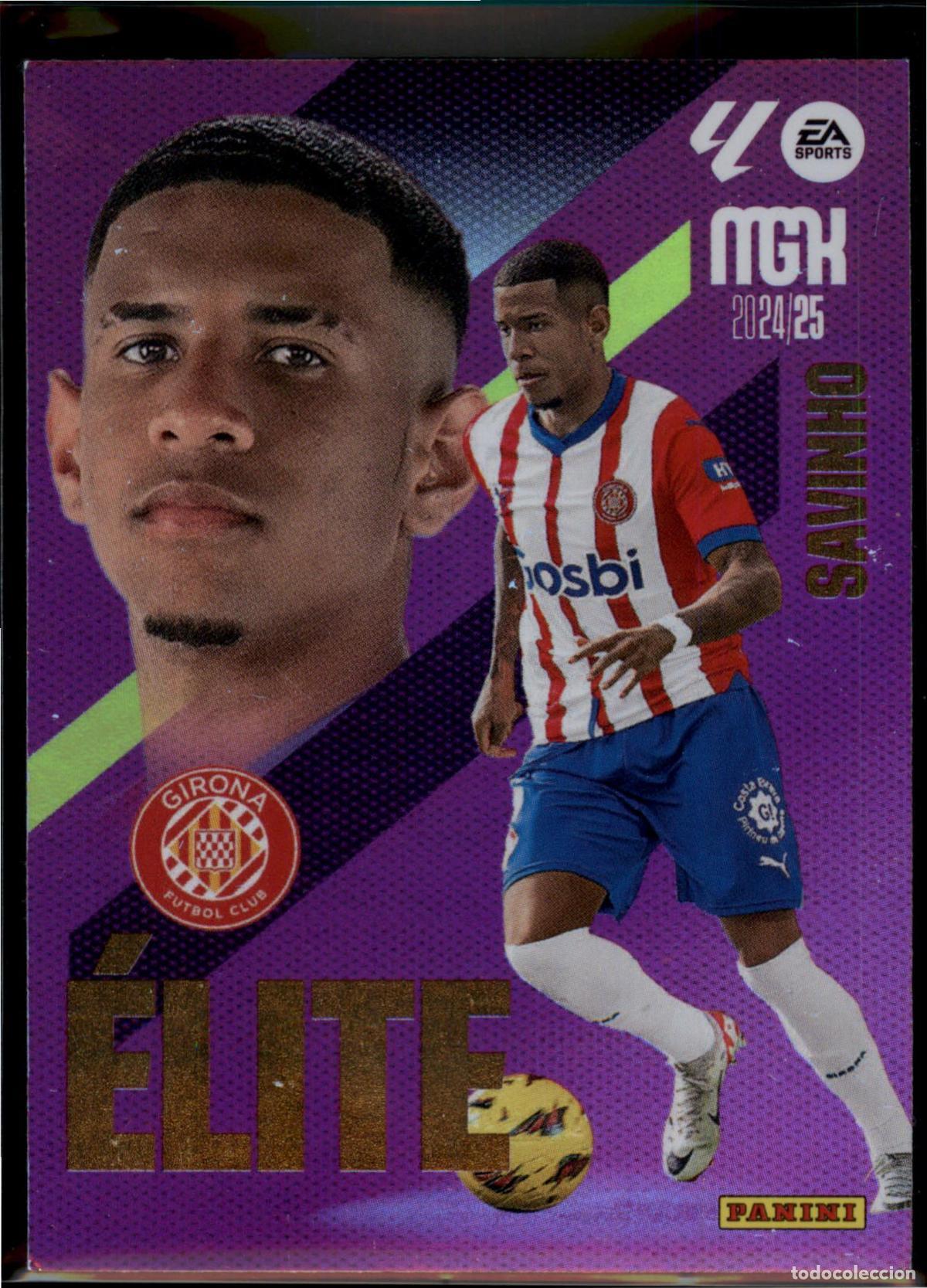 Figurine di Calcio: Savinho &Eacute;lite N&ordm; 16 Girona FC LaLiga Santander Megacracks 2024 2025 Panini 24 25