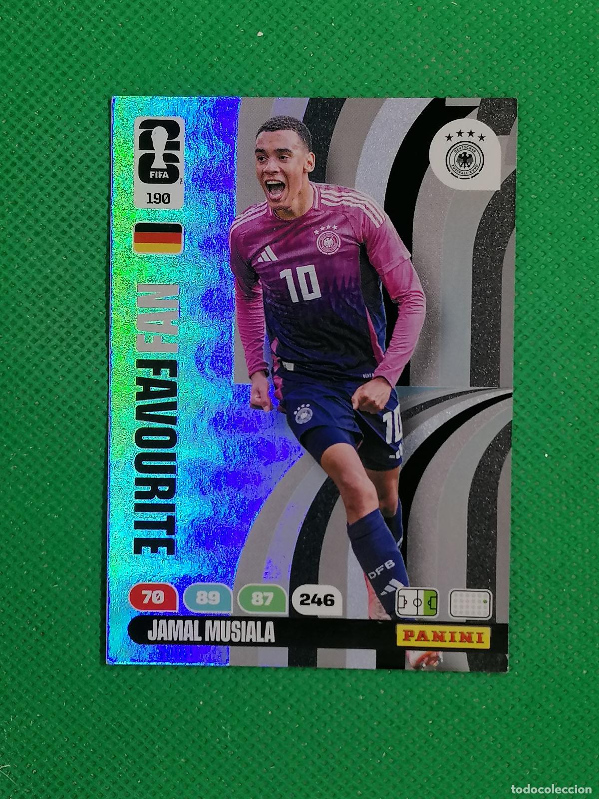 Figurine di Calcio: 190 JAMAL MUSIALA ALEMANIA FAN FAVOURITE ⚽ PANINI ADRENALYN FIFA WORLD CUP 26 2026 ⚽