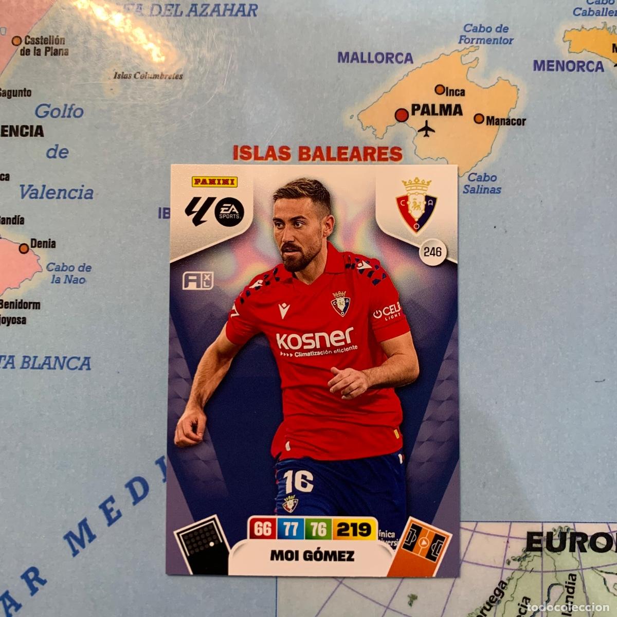 Figurine di Calcio: Moi Gomez n&uacute;mero 246 del Osasuna cromo adrenalyn XL 25-26 2025-2026
