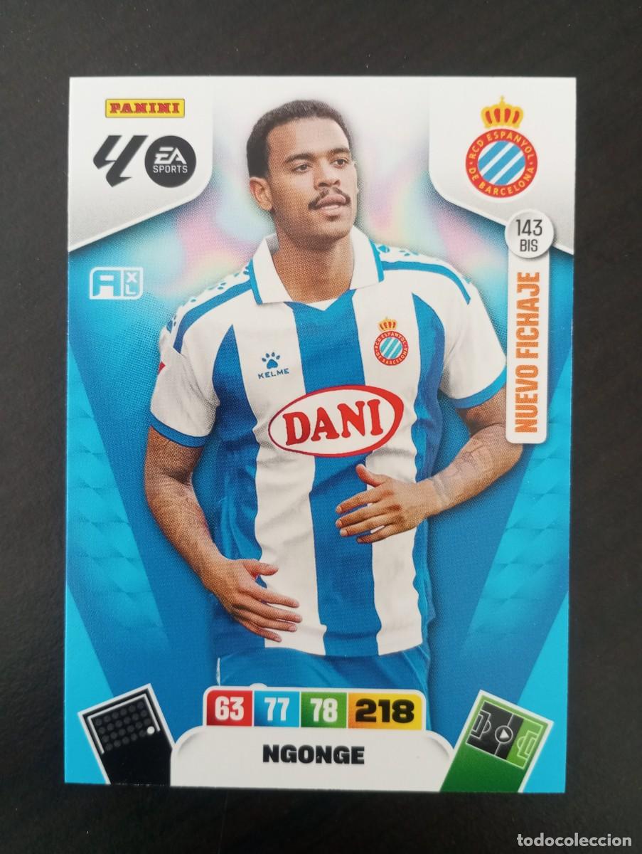 Cromos de F&uacute;tbol: CARD ADRENALYN XL PANINI 2025-2026 25 26 NUEVO FICHAJE NGONGE ESPANYOL ESPA&Ntilde;OL 143 BIS