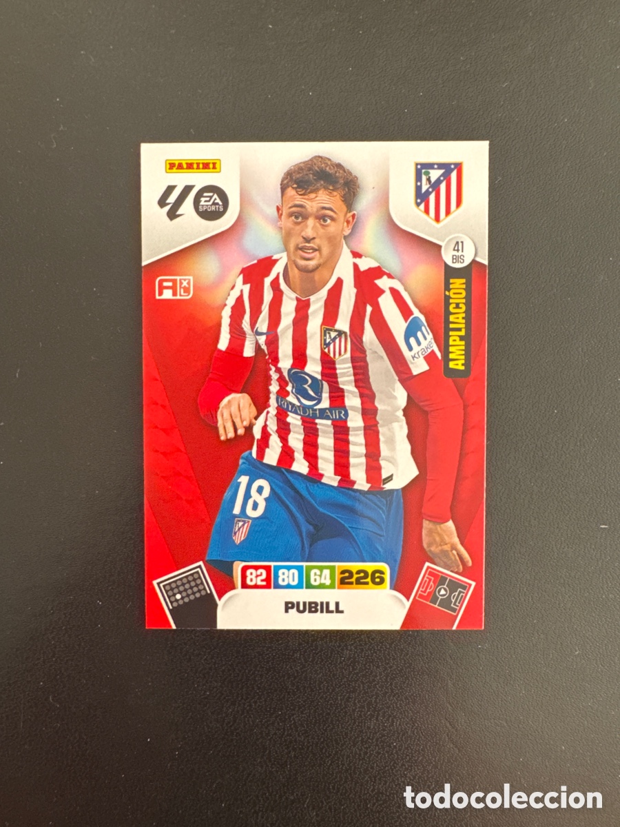 Cromos de F&uacute;tbol: PUBILL ATL&Eacute;TICO DE MADRID NUMERO 41 BIS ADRENALYN 2025 2026