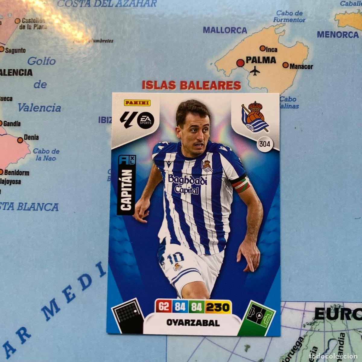 Fu&szlig;ball-Sticker: Oyarzabal n&uacute;mero 304 de la Real Sociedad cromo adrenalyn XL 25-26 2025-2026