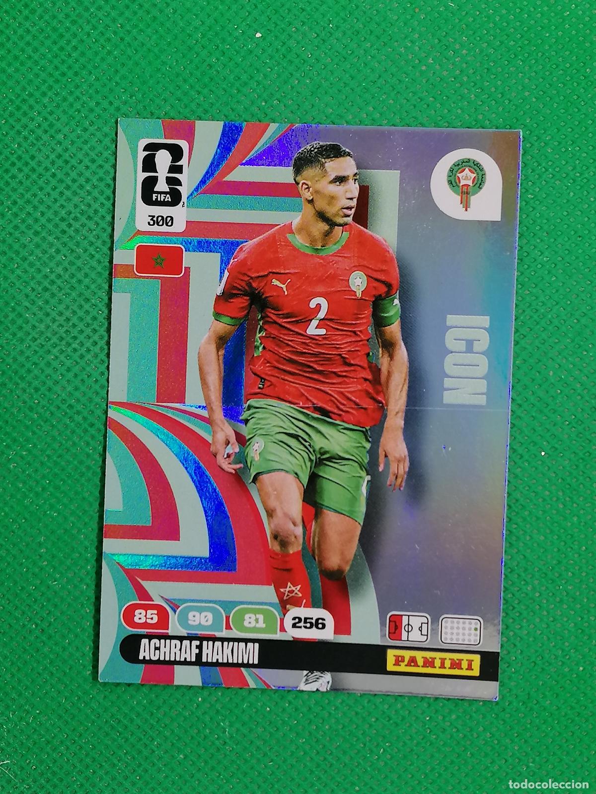 Cartes &agrave; collectionner de Football: 300 ACHRAF HAKIMI MARRUECOS ICON ⚽ PANINI ADRENALYN FIFA WORLD CUP 26 2026 ⚽