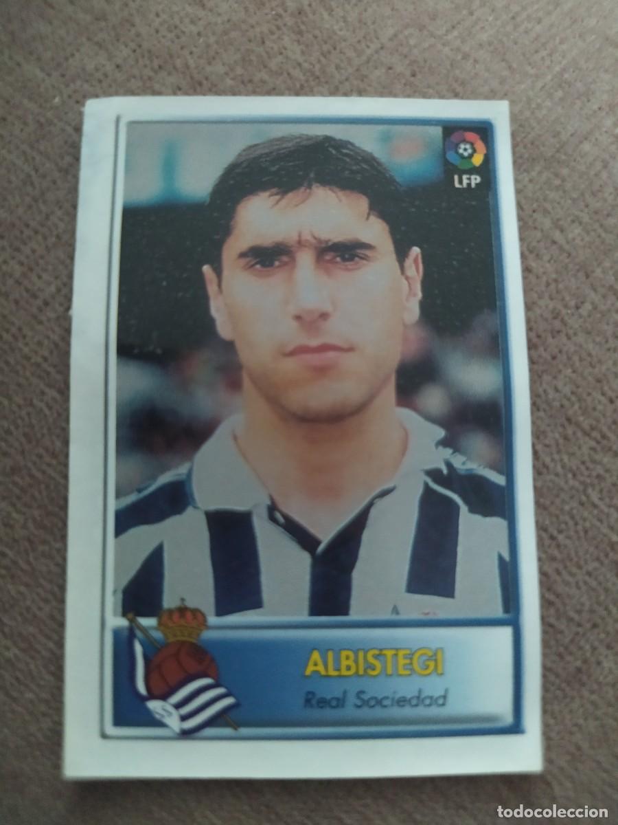 Cromos de f&uacute;tbol: CROMO PEGATINA 173 ALBISTEGI ALBISTEGUI REAL SOCIEDAD BOLLYCAO FUTBOL LIGA 97-98