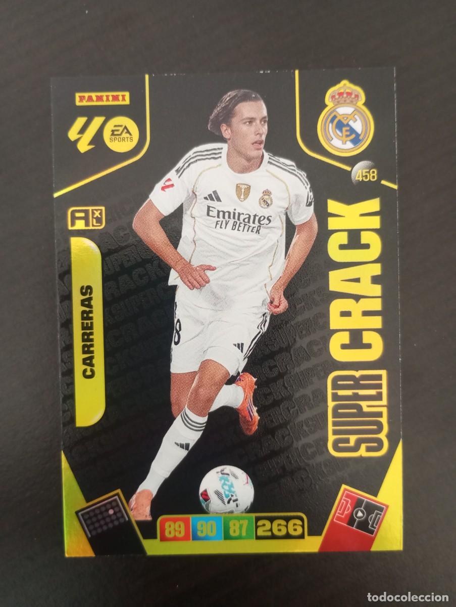 Cartes &agrave; collectionner de Football: CARD ADRENALYN XL PANINI 2025-2026 25 26 SUPER CRACK CARRERAS REAL MADRID 458