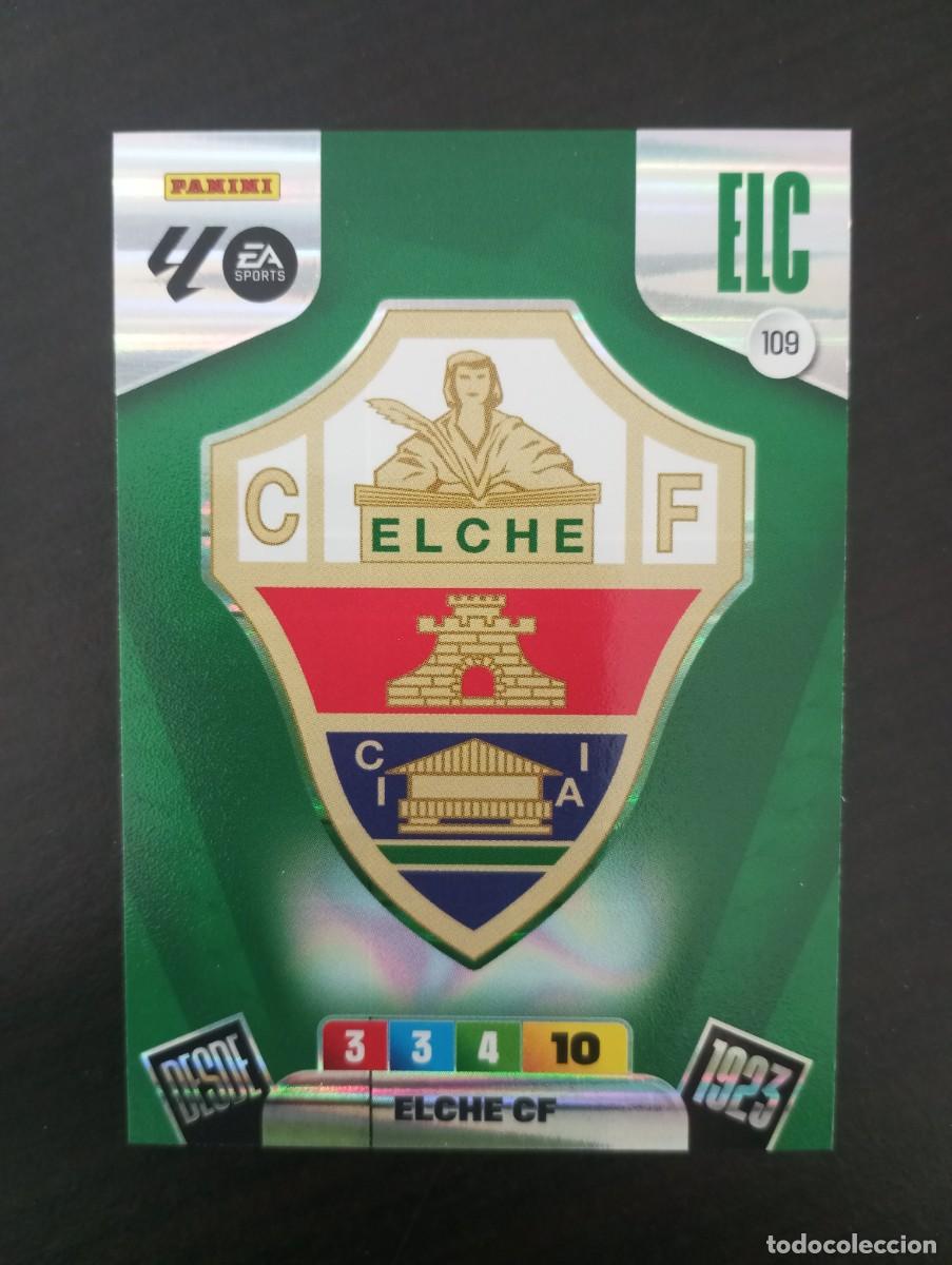 Cartes &agrave; collectionner de Football: CARD ADRENALYN XL PANINI 2025-2026 25 26 ESCUDO ELCHE 109