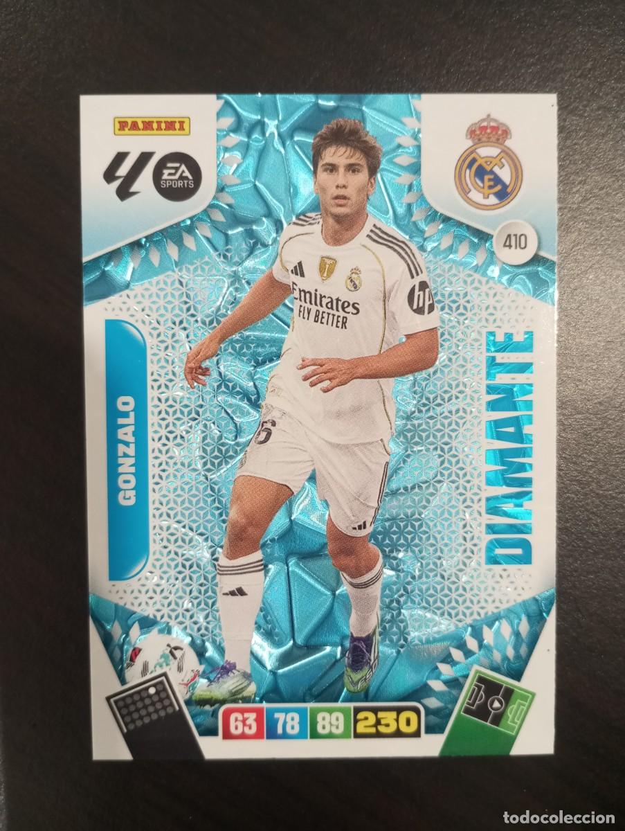 Cromos de F&uacute;tbol: CARD ADRENALYN XL PANINI 2025-2026 25 26 DIAMANTE GONZALO REAL MADRID 410
