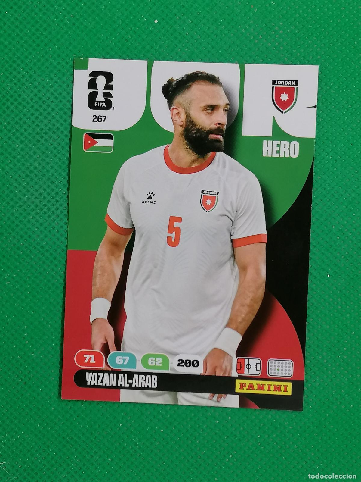 Cartes &agrave; collectionner de Football: 267 YAZAN AL - ARAB JORDANIA HERO ⚽ PANINI ADRENALYN FIFA WORLD CUP 26 2026 ⚽