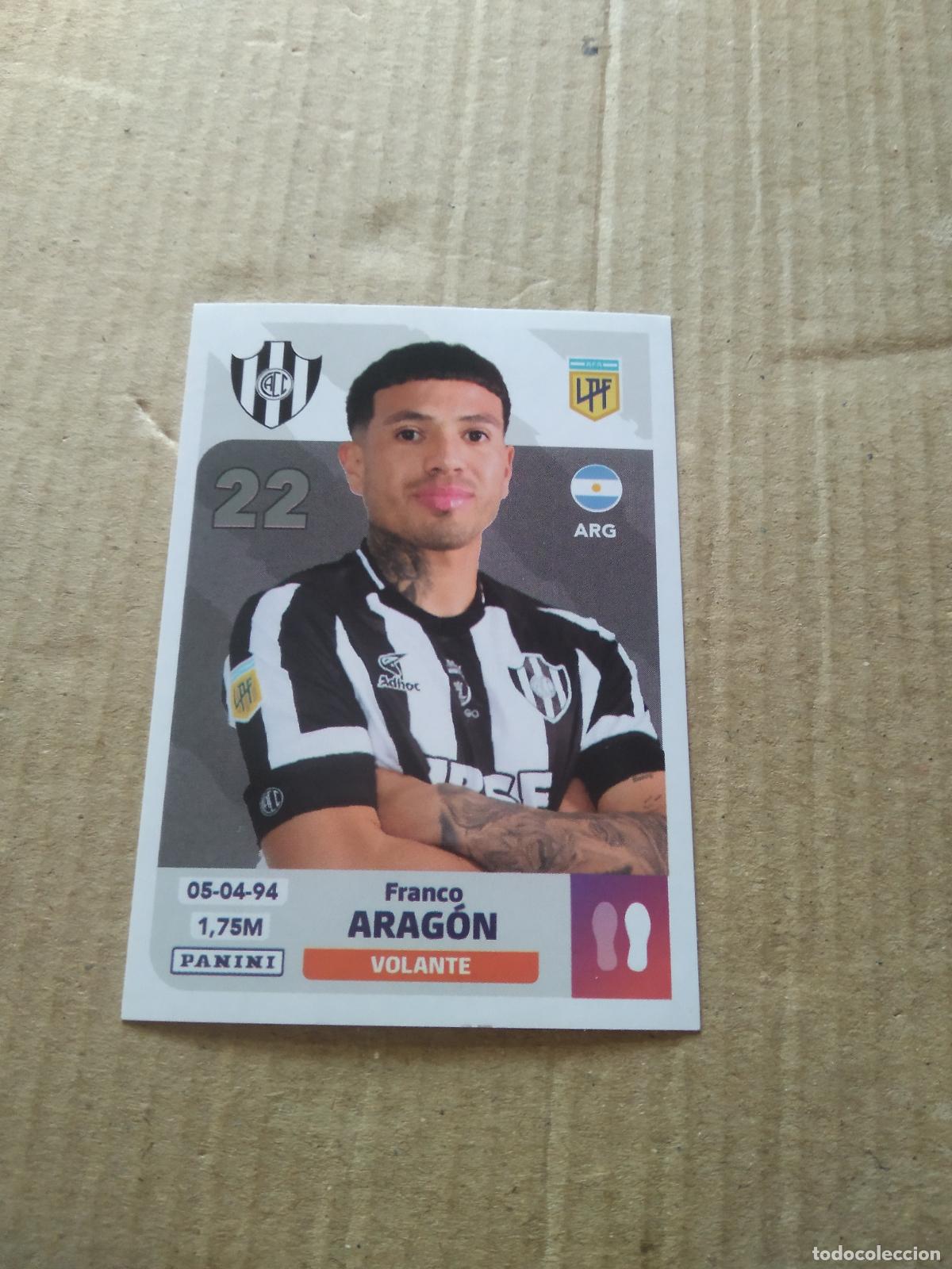 Cartes &agrave; collectionner de Football: CCO12 FRANCO ARAGON CENTRAL CORDOBA CROMO FUTBOL ARGENTINO PANINI LIGA ARGENTINA 2024