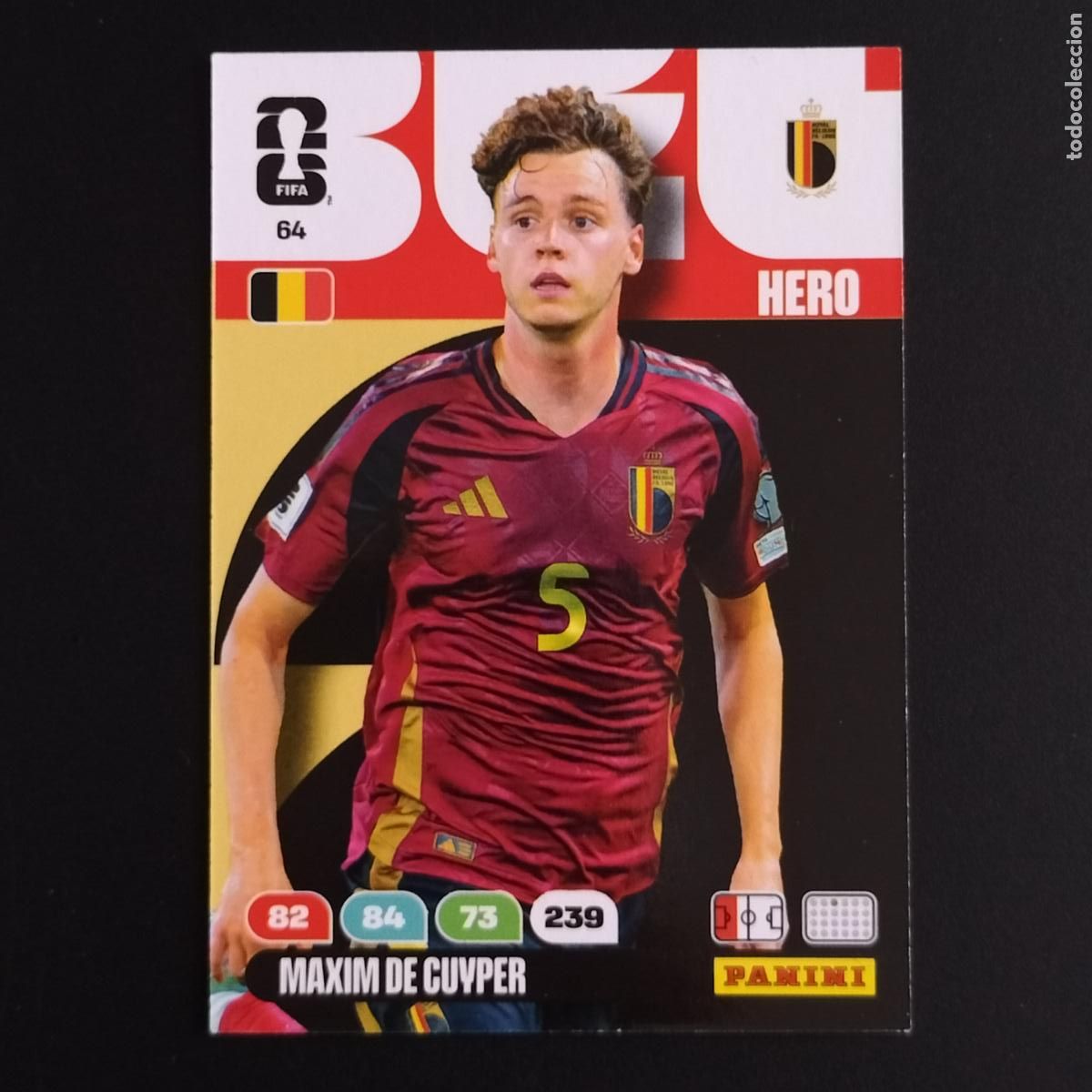 Cromos de F&uacute;tbol: 64 MAXIM DE CUYPER BELGICA CROMOS ADRENALYN XL MUNDIAL 26 2026 FIFA WORLD CUP PANINI
