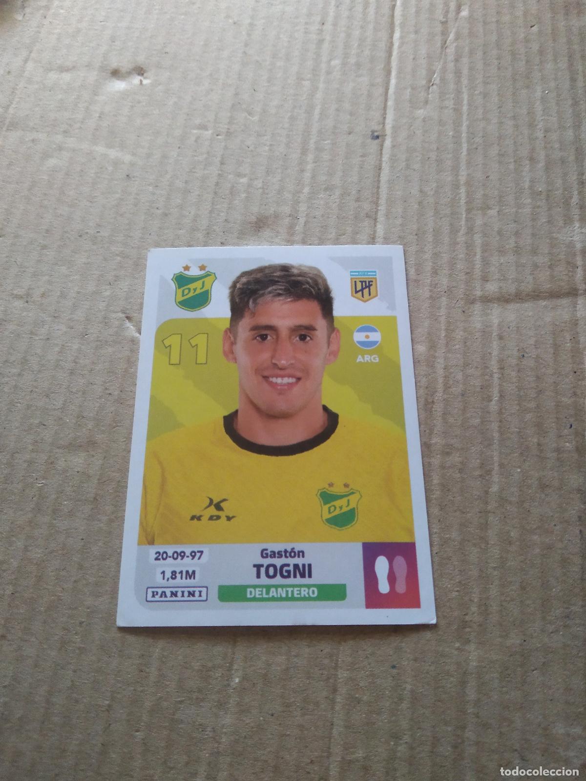 Cromos de F&uacute;tbol: DYJ 17 GASTON TOGNI DEFENSA Y JUSTICIA CROMO FUTBOL ARGENTINO PANINI LIGA ARGENTINA 2024