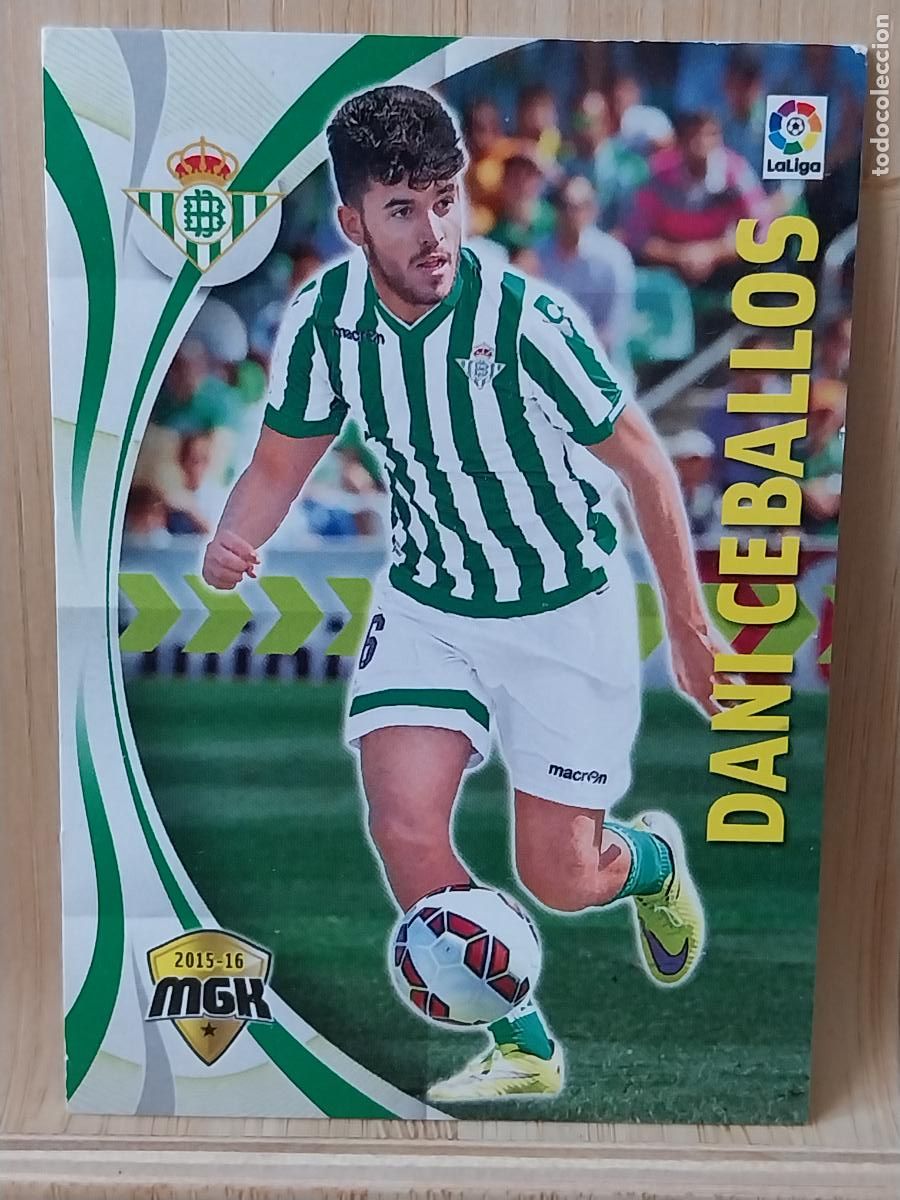 Cromos de F&uacute;tbol: DANI CEBALLOS ROOKIE BETIS PANINI MGK 2015 15 16 CROMO CARD ORIGINAL # 95 MEGACRACKS ***