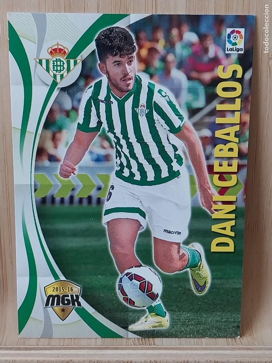 Cromos de F&uacute;tbol: DANI CEBALLOS ROOKIE BETIS PANINI MGK 2015 15 16 CROMO CARD ORIGINAL # 95 MEGACRACKS **