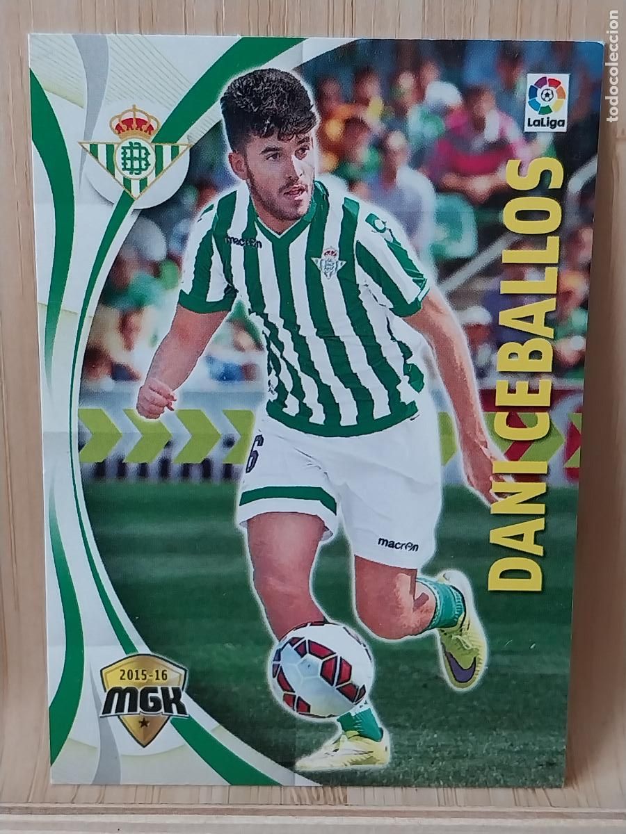 Cromos de F&uacute;tbol: DANI CEBALLOS ROOKIE BETIS PANINI MGK 2015 15 16 CROMO CARD ORIGINAL # 95 MEGACRACKS *