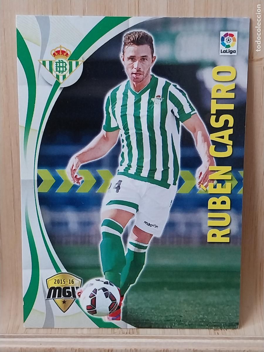 Cartes &agrave; collectionner de Football: RUBEN CASTRO BETIS PANINI MGK 2015 15 16 CROMO CARD ORIGINAL # 101 MEGACRACKS **