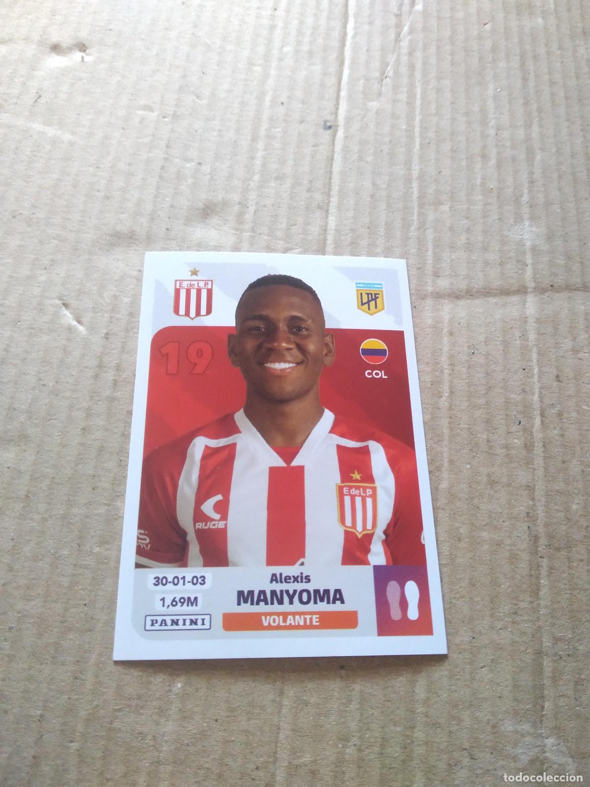 Cromos de F&uacute;tbol: EST 10 ALEXIS MANYOMA ESTUDIANTES DE LA PLATA CROMO FUTBOL ARGENTINO PANINI LIGA ARGENTINA 2024