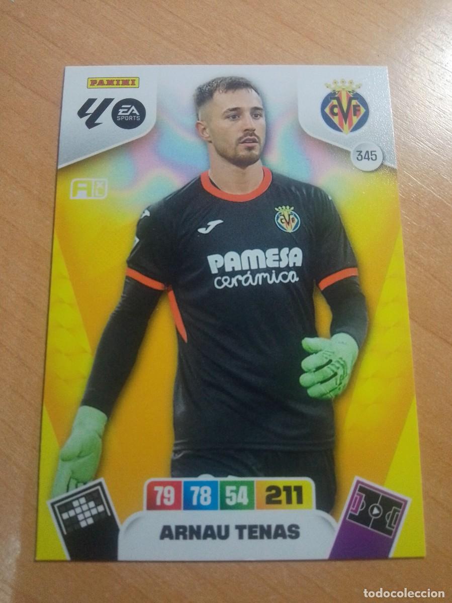 Cromos de F&uacute;tbol: 345 ARNAU TENAS PORTERO DEL VILLARREAL 25 26 ADRENALYN XL 2025 2026 NUEVO