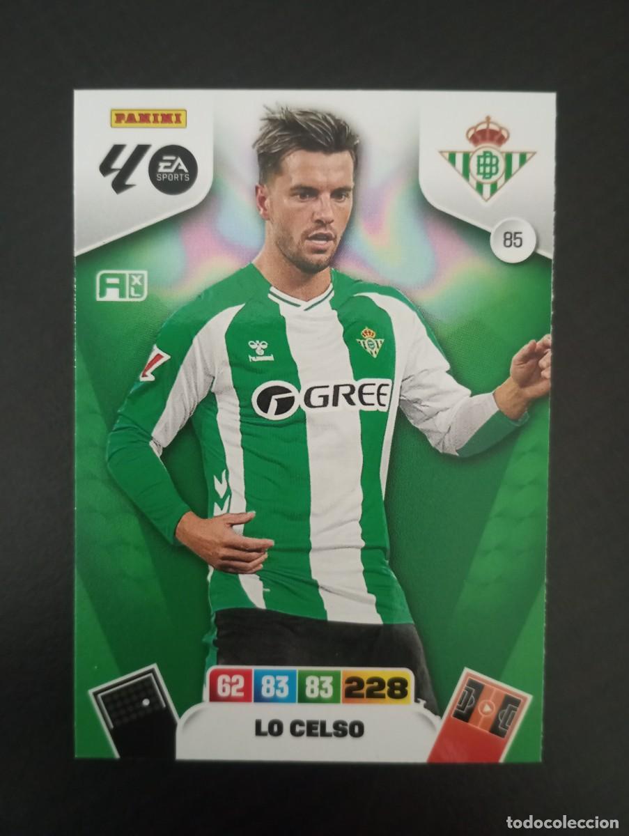 Cromos de F&uacute;tbol: CARD ADRENALYN XL PANINI 2025-2026 25 26 REGULAR LO CELSO BETIS 85