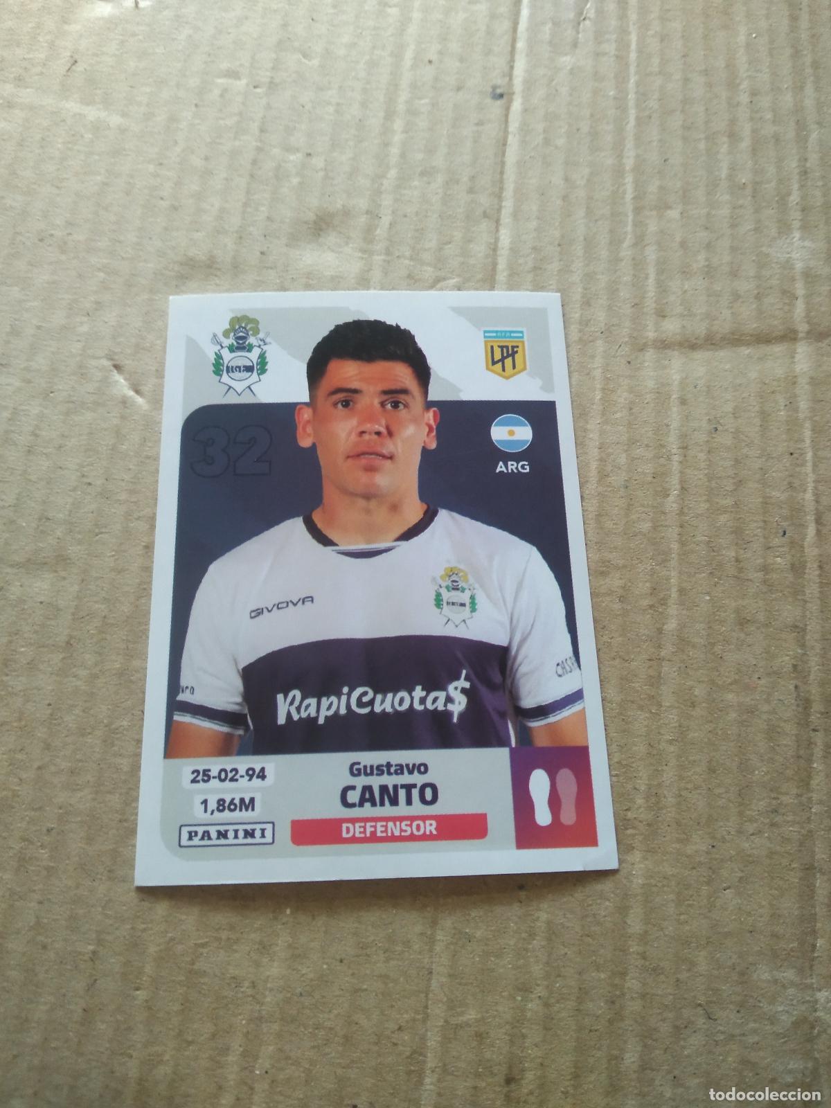 Cromos de F&uacute;tbol: GIM 7 GUSTAVO CANTO GIMNASIA Y ESGRIMA LA PLATA CROMO FUTBOL ARGENTINO PANINI LIGA ARGENTINA 2024