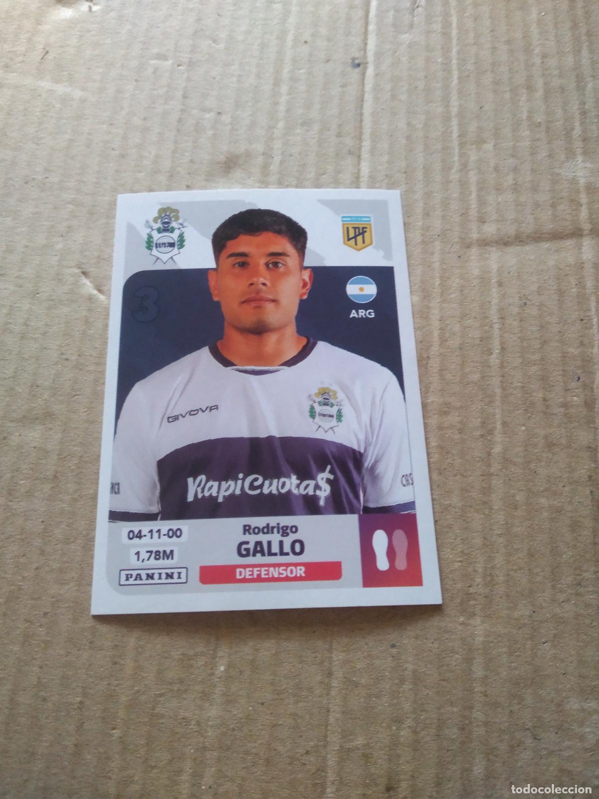Cromos de F&uacute;tbol: GIM 8 RODRIGO GALLO GIMNASIA Y ESGRIMA LA PLATA CROMO FUTBOL ARGENTINO PANINI LIGA ARGENTINA 2024