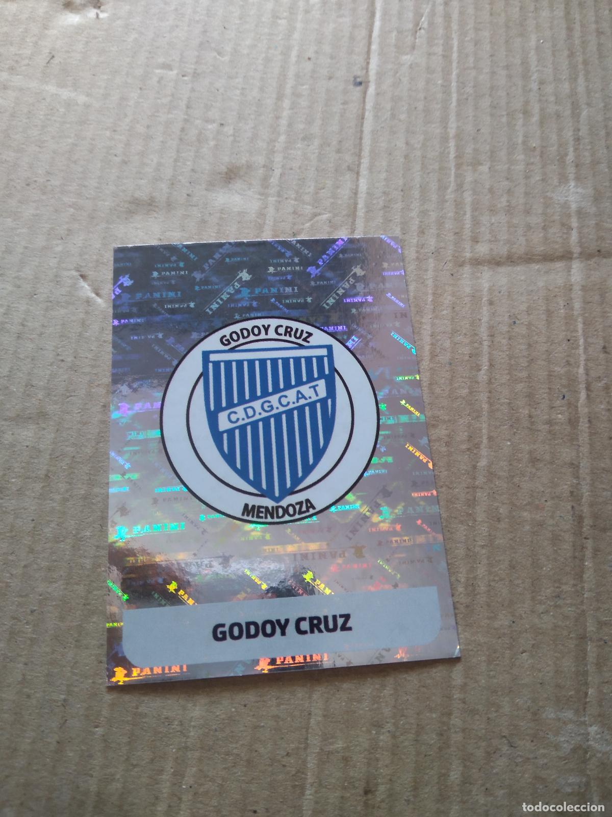 Cromos de F&uacute;tbol: GOD 1 ESCUDO GODOY CRUZ CROMO FUTBOL ARGENTINO PANINI LIGA ARGENTINA 2024