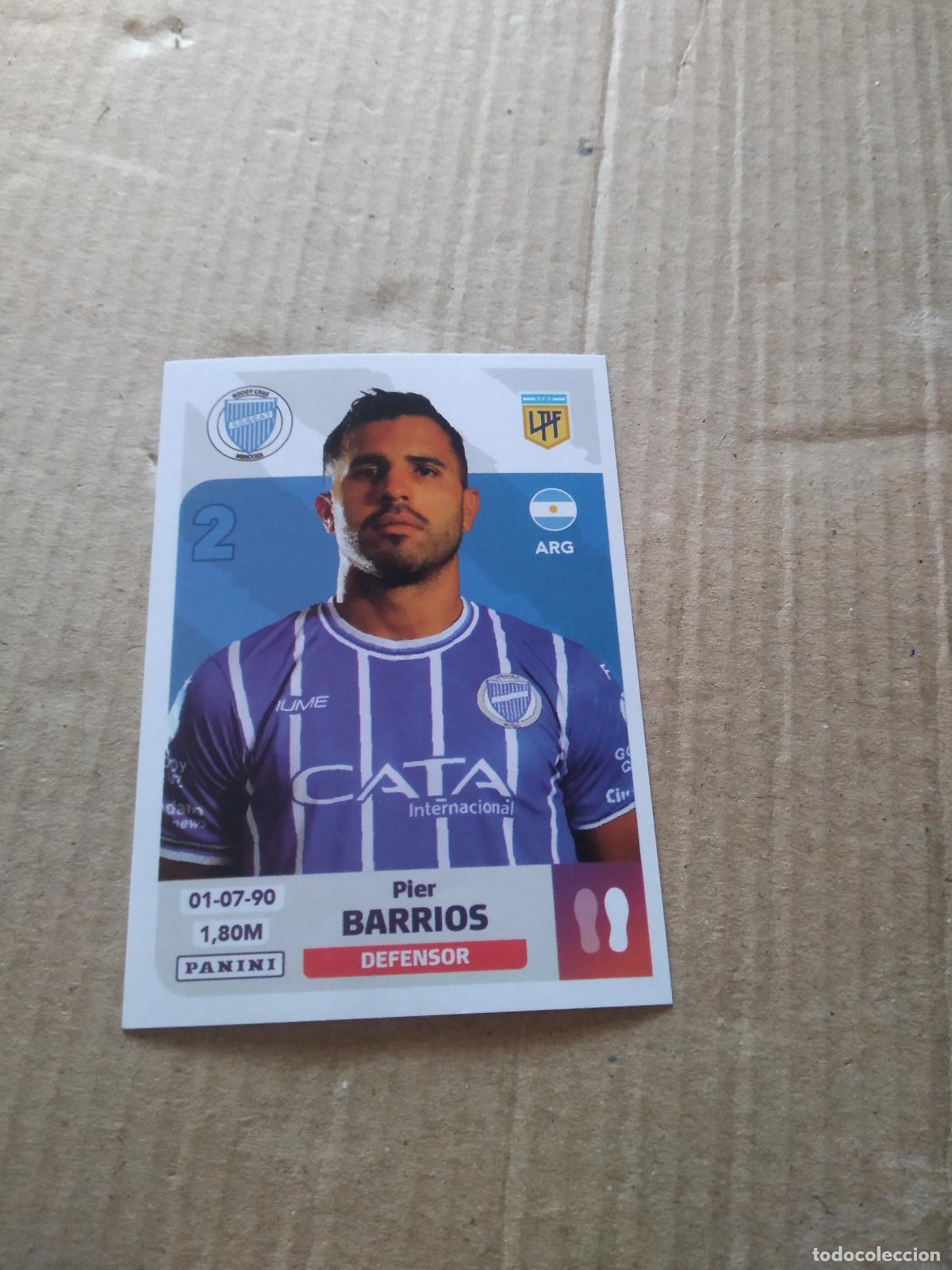 Cromos de F&uacute;tbol: GOD 3 PIER BARRIOS GODOY CRUZ CROMO FUTBOL ARGENTINO PANINI LIGA ARGENTINA 2024