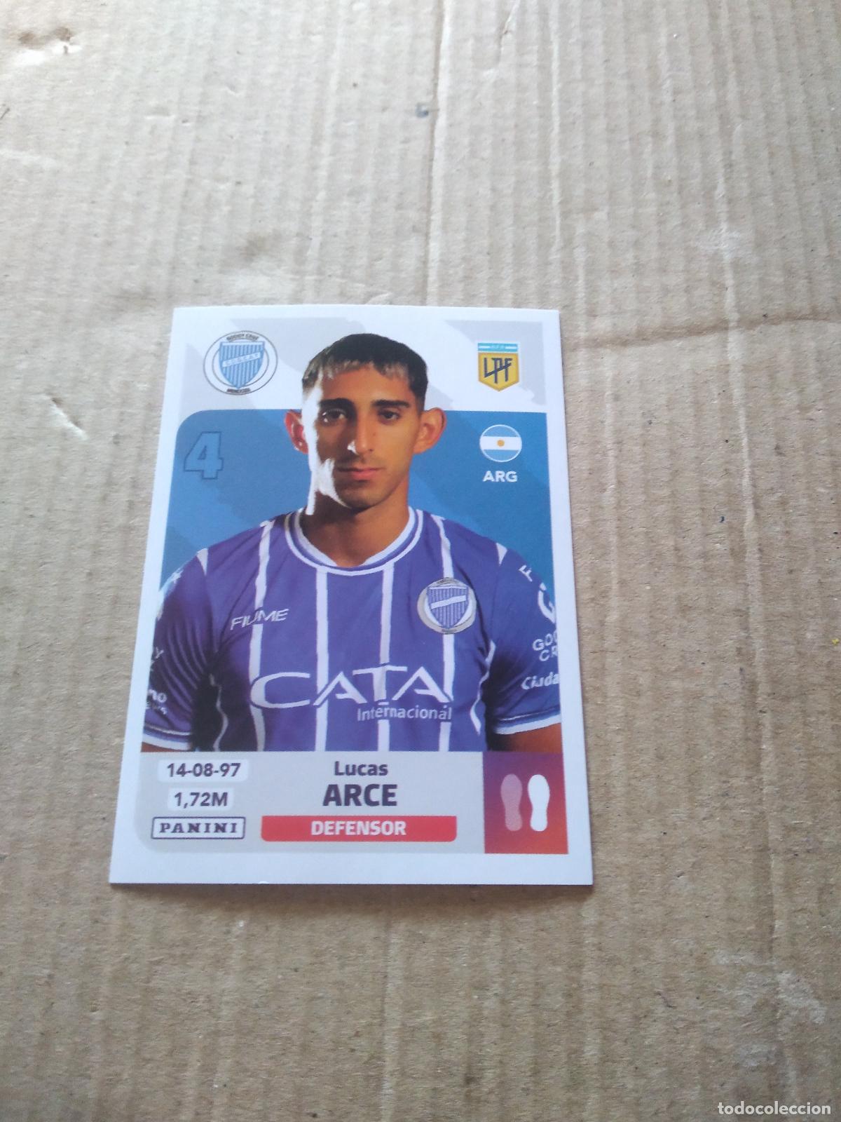 Cromos de F&uacute;tbol: GOD 4 LUCAS ARCE GODOY CRUZ CROMO FUTBOL ARGENTINO PANINI LIGA ARGENTINA 2024