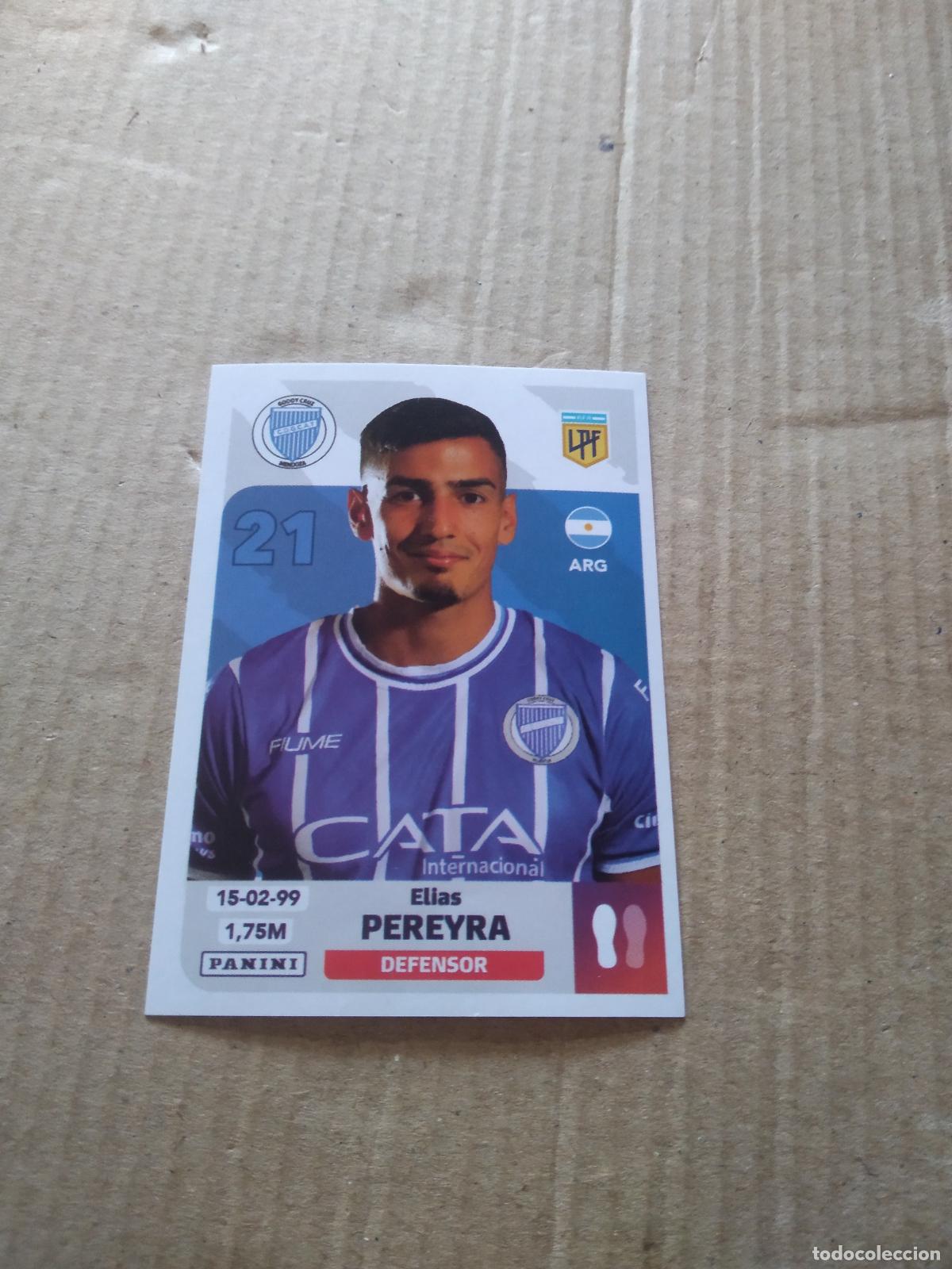 Cromos de F&uacute;tbol: GOD 7 ELIAS PEREYRA GODOY CRUZ CROMO FUTBOL ARGENTINO PANINI LIGA ARGENTINA 2024