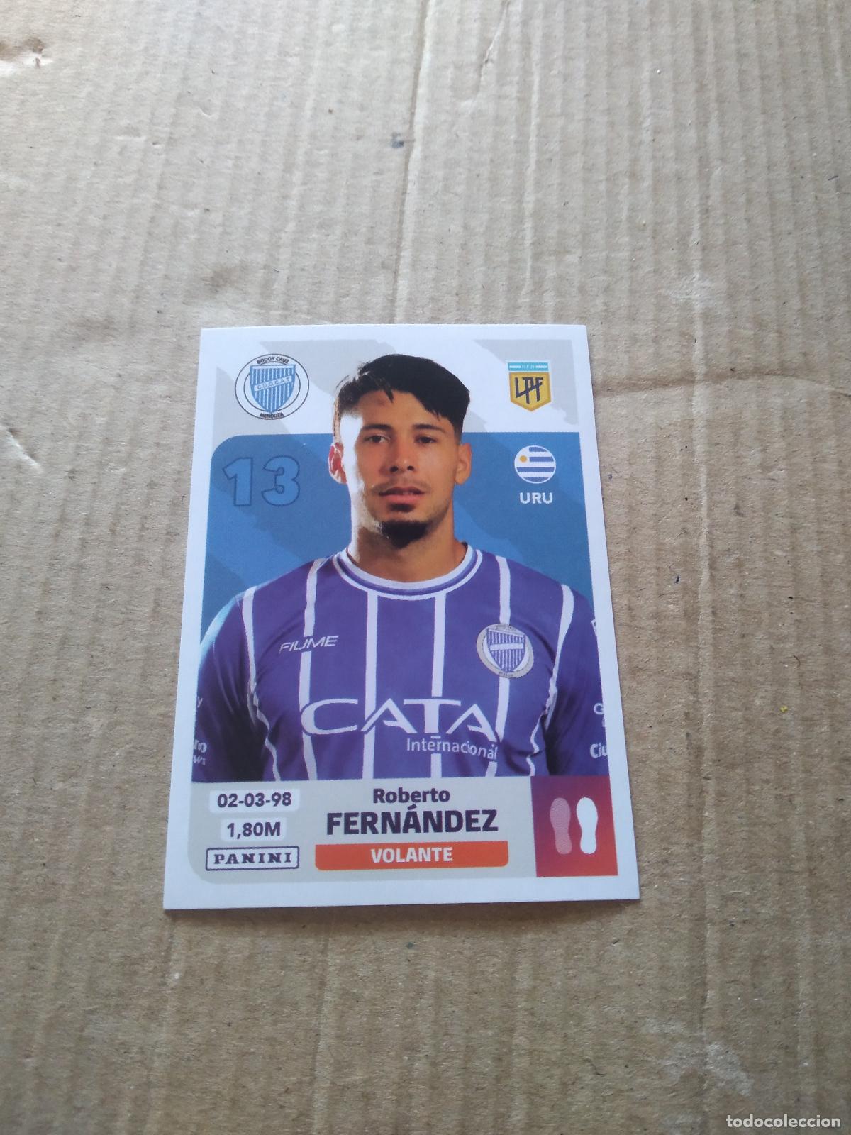 Cromos de F&uacute;tbol: GOD 10 ROBERTO FERNANDEZ GODOY CRUZ CROMO FUTBOL ARGENTINO PANINI LIGA ARGENTINA 2024