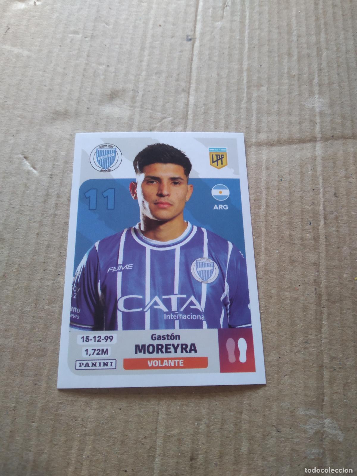Cromos de F&uacute;tbol: GOD 12 GASTON MOREYRA GODOY CRUZ CROMO FUTBOL ARGENTINO PANINI LIGA ARGENTINA 2024