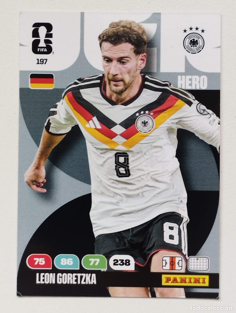Cromos de F&uacute;tbol: CROMO CARD ADRENALYN MUNDIAL WORLD CUP 2026 HERO 197 LEON GORETZKA ALEMANIA