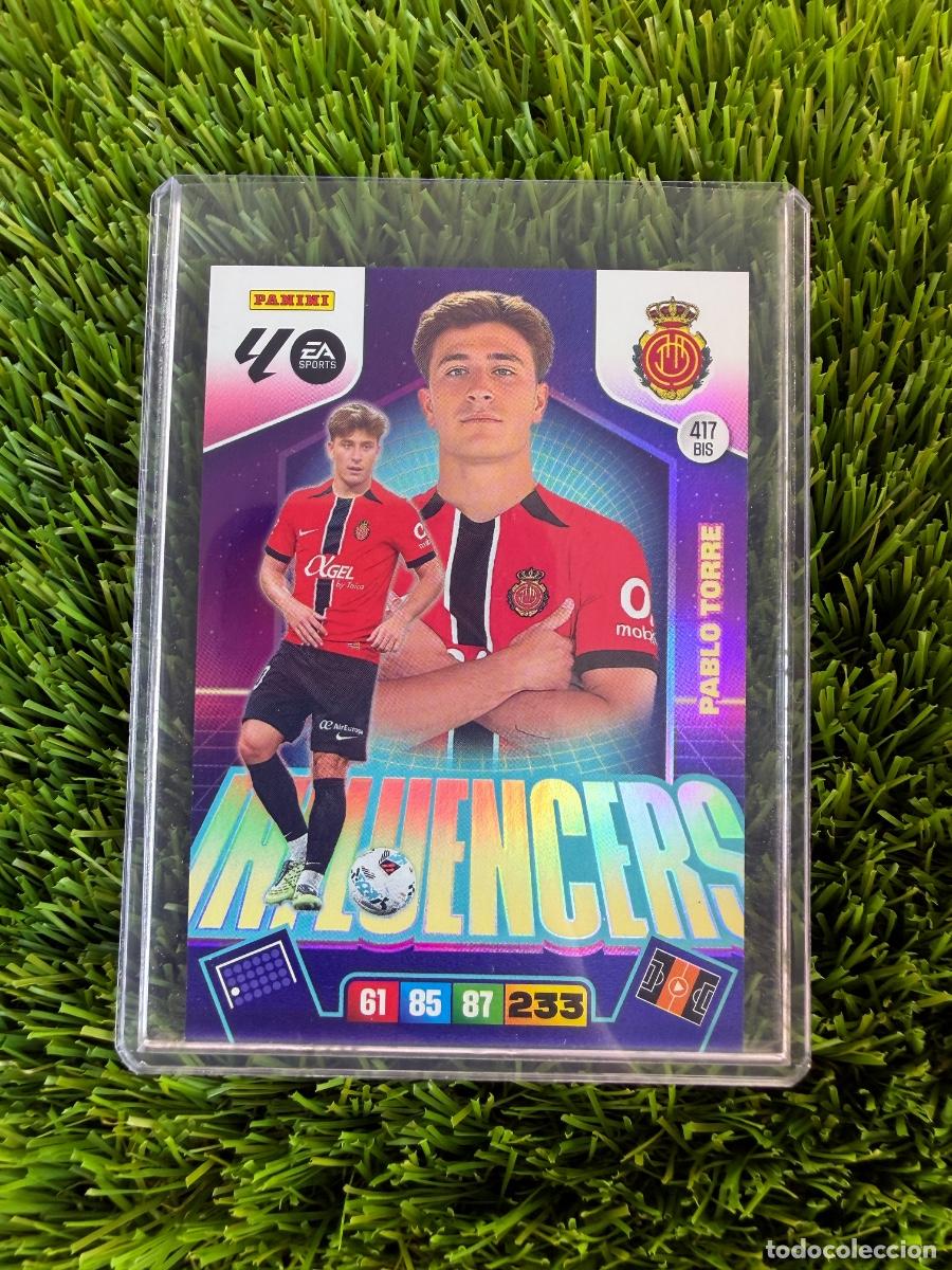 Cartes &agrave; collectionner de Football: N&ordm; 417BIS Pablo Torre Influencers RCD Mallorca Adrenalyn XL 25 26
