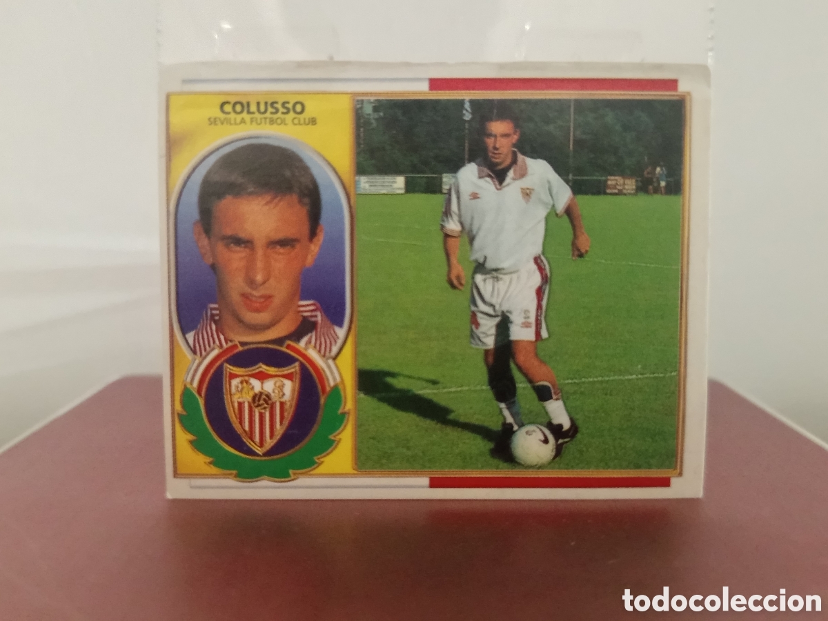 Cartes &agrave; collectionner de Football: ❇️ CROMO ⚽ COLUSSO SEVILLA COLOCA 96 97 1996 1997 LFP ESTE VENTANILLA ❇️