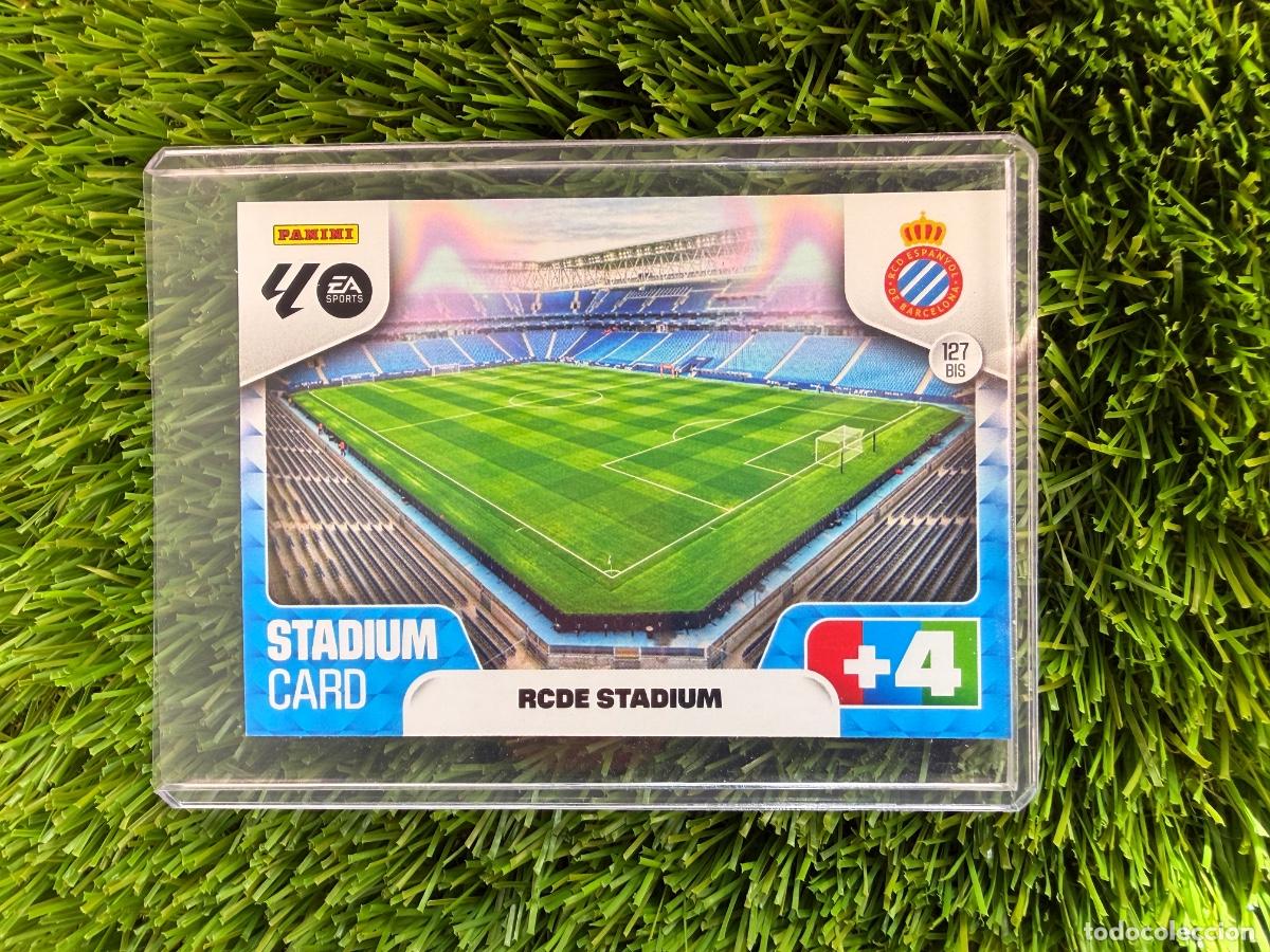 Football Stickers: N&ordm; 127BIS RCDE Stadium Stadium Card RCD Espanyol Adrenalyn XL 25 26