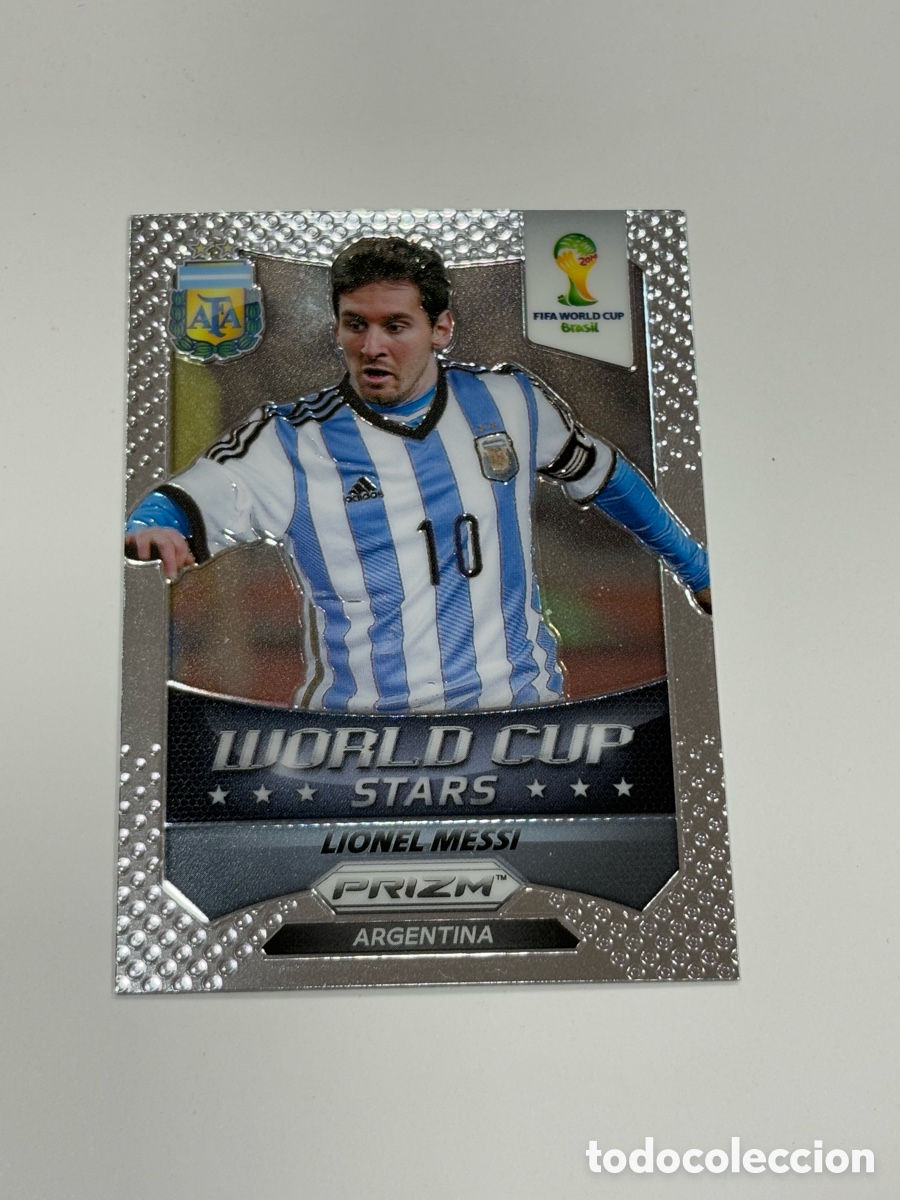 Figurine di Calcio: 2014 Prizm World Cup Stars Lionel Messi Argentina Panini No 1 Rookie Panini RK