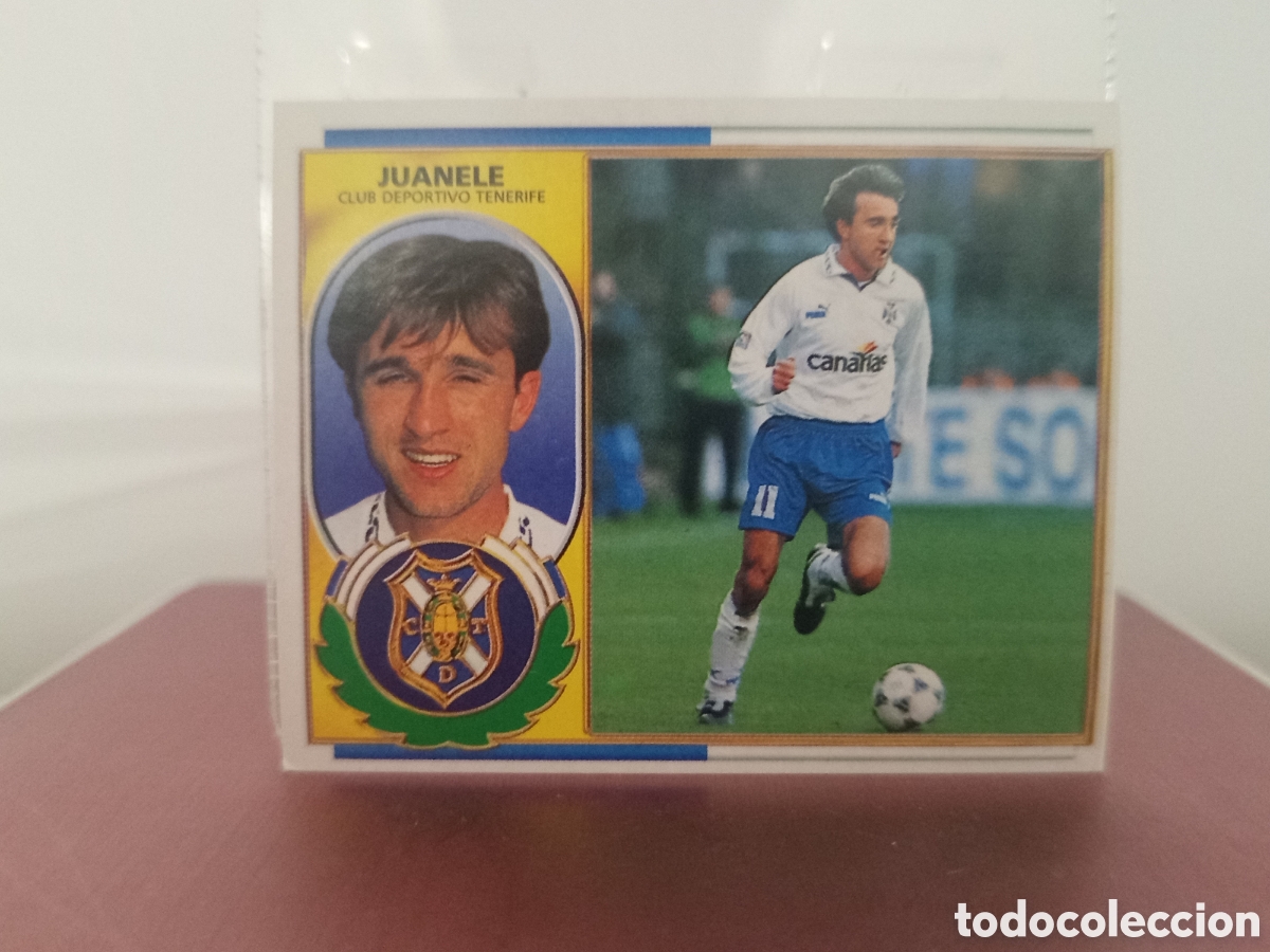 Figurine di Calcio: ❇️ CROMO ⚽ JUANELE TENERIFE 96 97 1996 1997 LFP ESTE SIN PEGAR ❇️