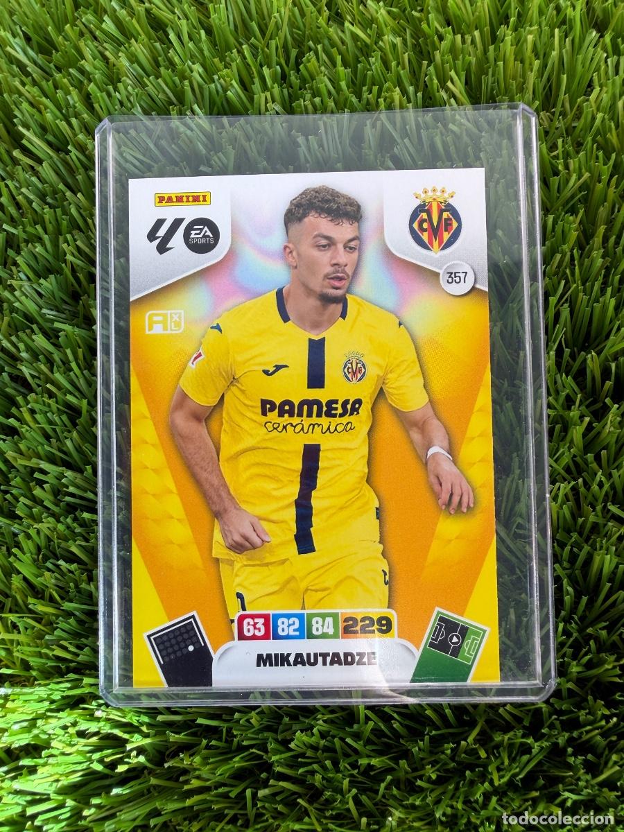 Cromos de F&uacute;tbol: N&ordm; 357 Mikautadze Villarreal CF Adrenalyn XL 25 26
