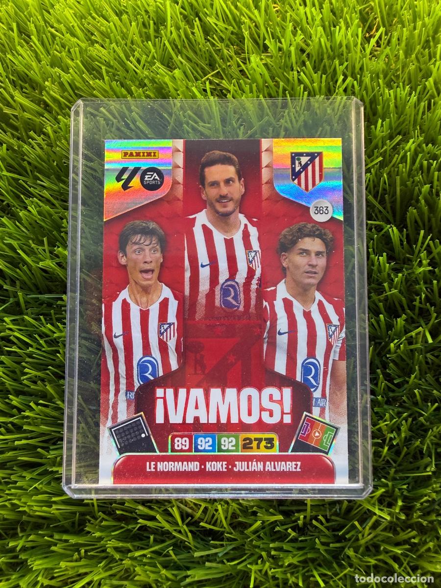 Cromos de F&uacute;tbol: N&ordm; 363 Le Normand - Koke - Juli&aacute;n &Aacute;lvarez &iexcl;Vamos! Atl&eacute;tico de Madrid Adrenalyn XL 25 26