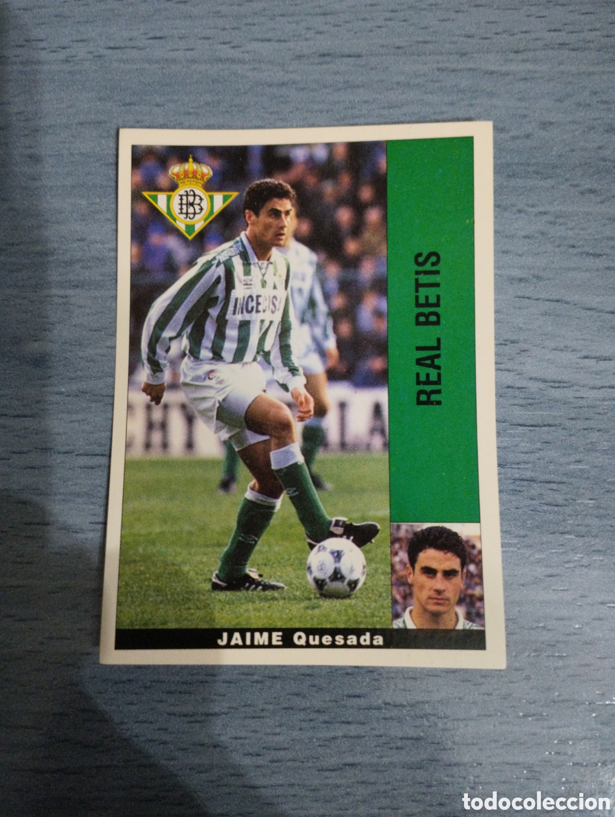 Cromos de F&uacute;tbol: Cromo Panini liga 95 96 Jaime Betis sin pegar
