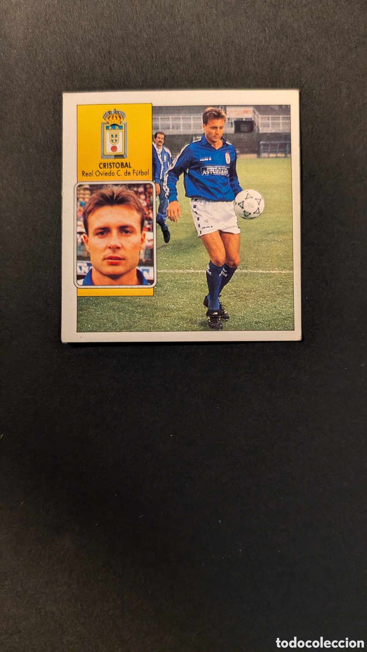 Cromos de Futebol: L1 CRISTOBAL OVIEDO FICHAJE 17 LIGA ESTE 1992/93 92 93 DESPEGADO