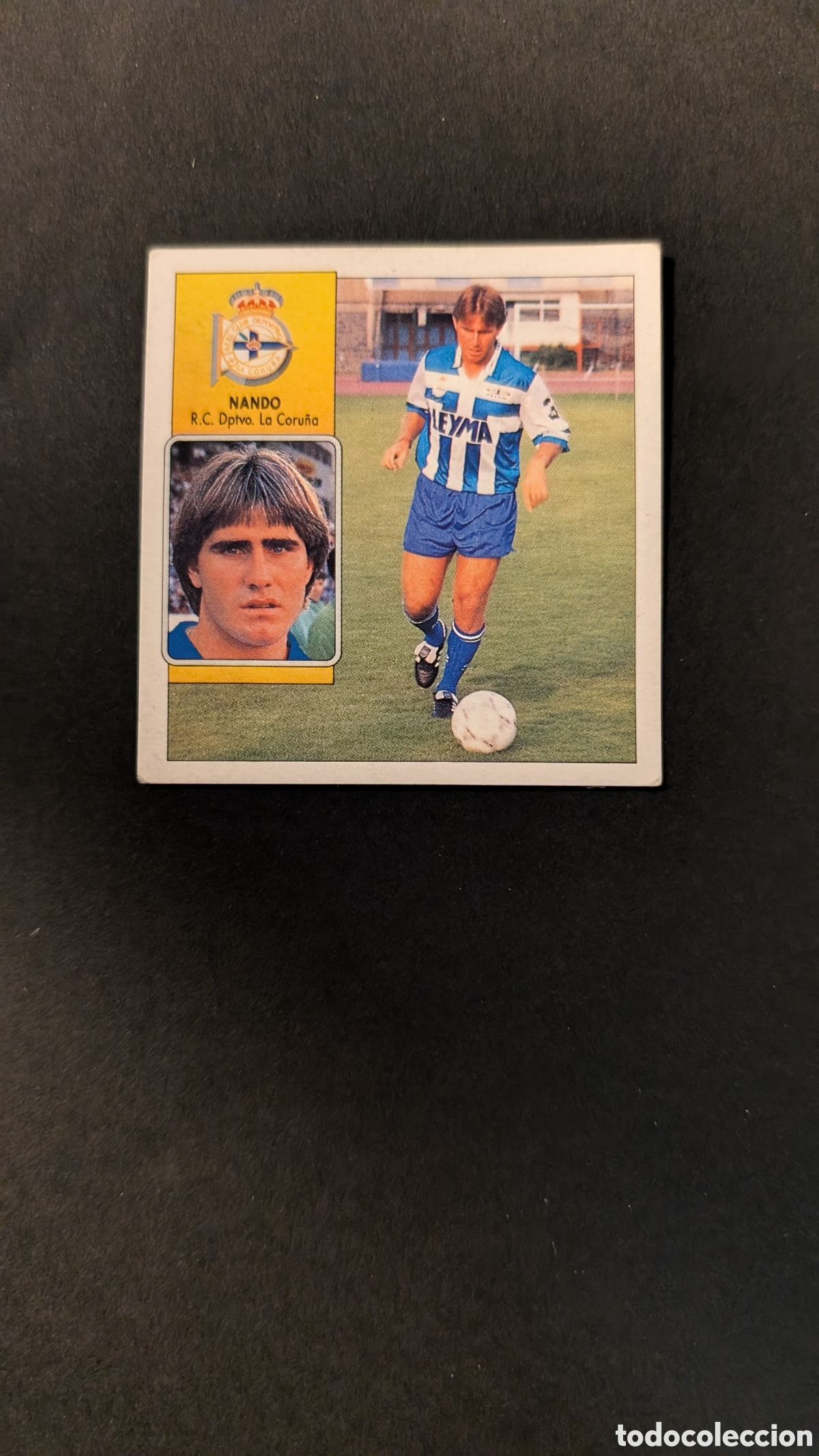 Cromos de Futebol: L1 NANDO DEPORTIVO FICHAJE 30 LIGA ESTE 1992/93 92 93 DESPEGADO