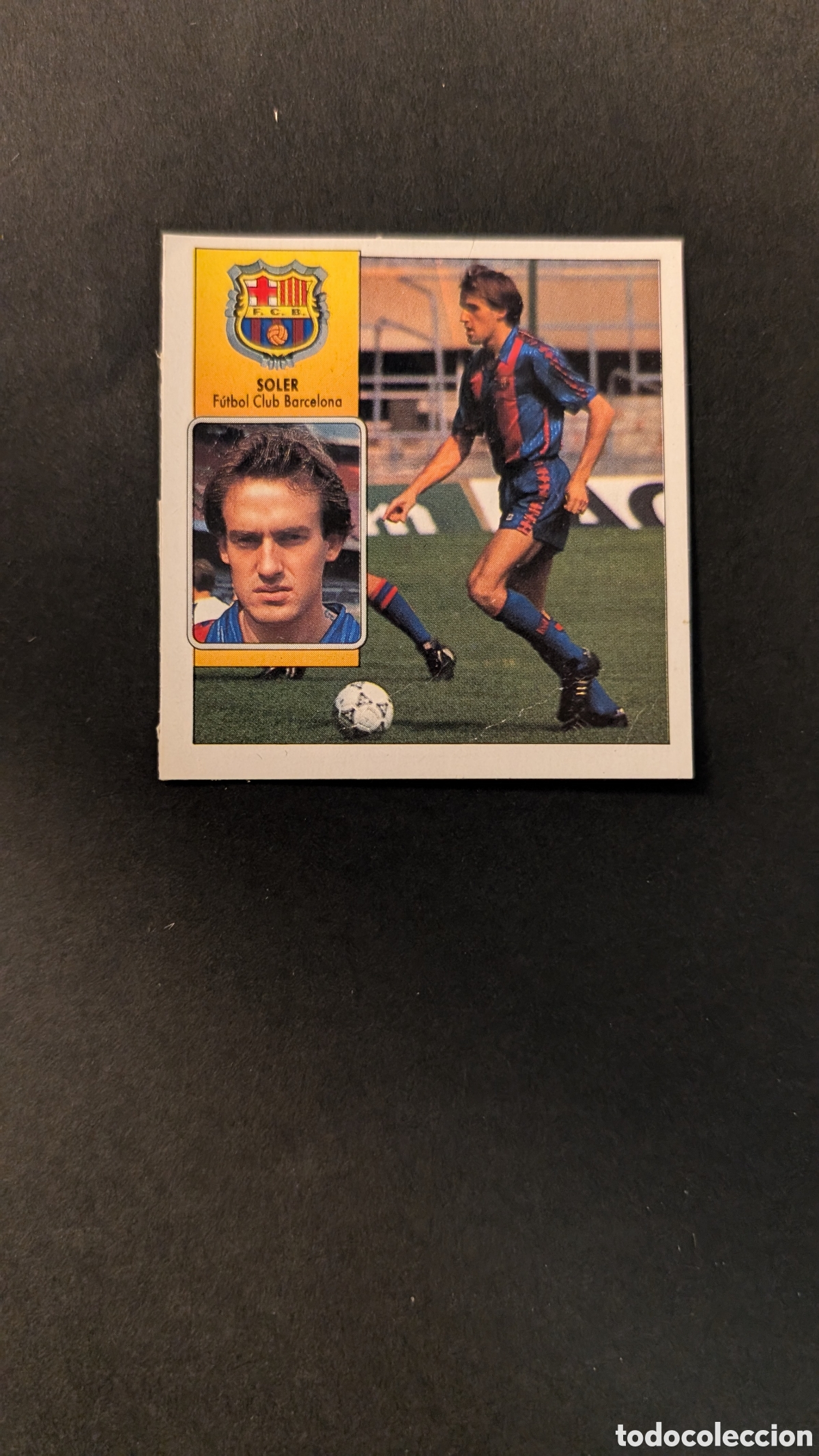 Cromos de Futebol: L1 SOLER BARCELONA COLOCA LIGA ESTE 1992/93 92 93 DESPEGADO