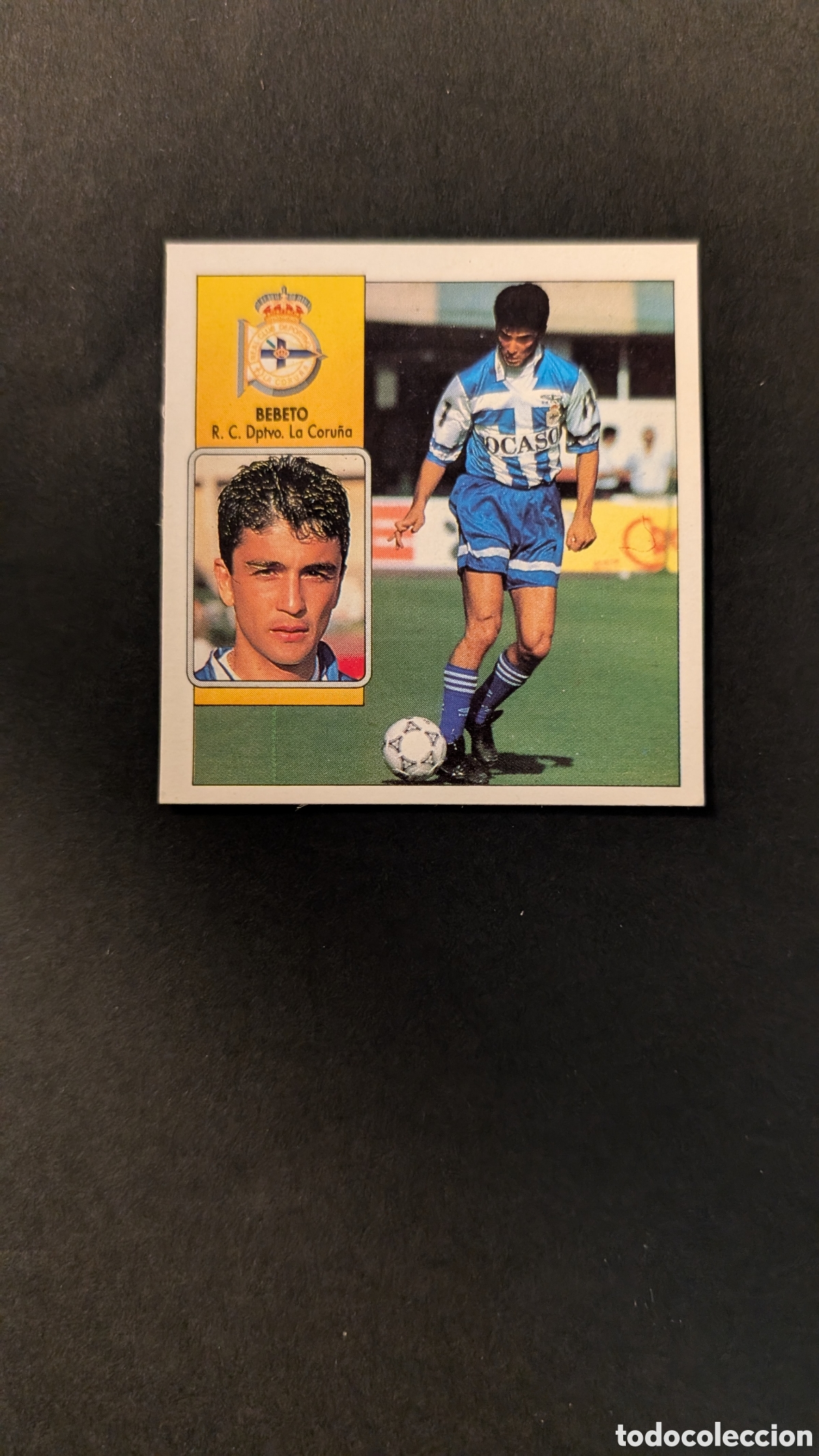 Fu&szlig;ball-Sticker: L1 BEBETO DEPORTIVO COLOCA LIGA ESTE 1992/93 92 93 DESPEGADO